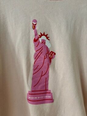 Museum of Ice Cream Pink Statue of Liberty Crewneck Sweatshirt